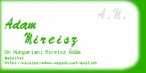 adam mireisz business card
